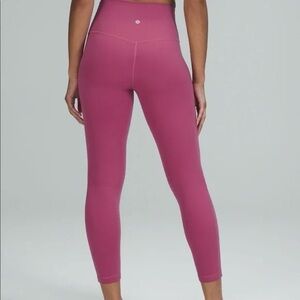 Lululemon Berry 25” Leggings Size 10